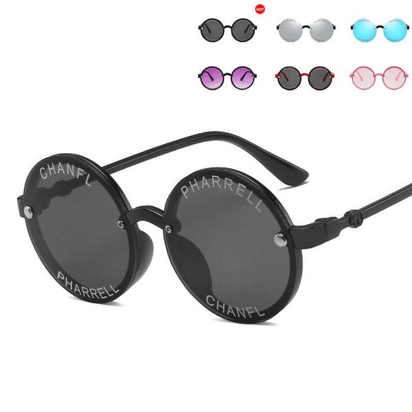 

cartoon sunglasses accessories round sunglasses girls sun luxury girls children boys vintage kids oculos feminino glasses 2020 yxlvy, Blue