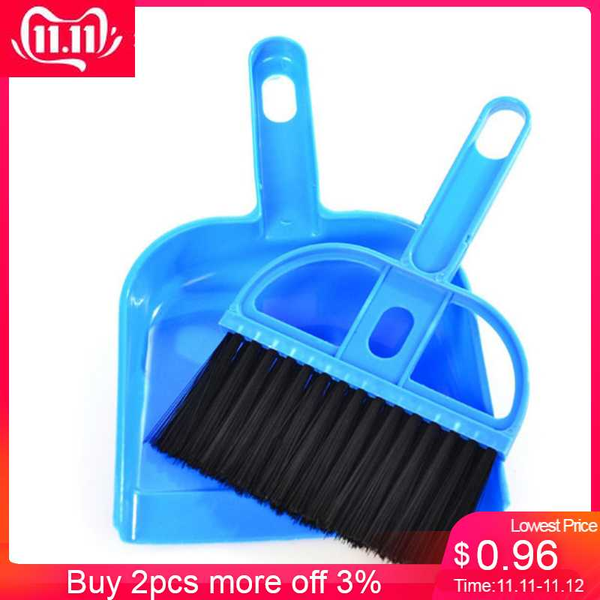 

brooms & dustpans zmhegw fashion product mini sleepwear desksweep small broom dustpan pet cleaning brush pets acessorios grooming