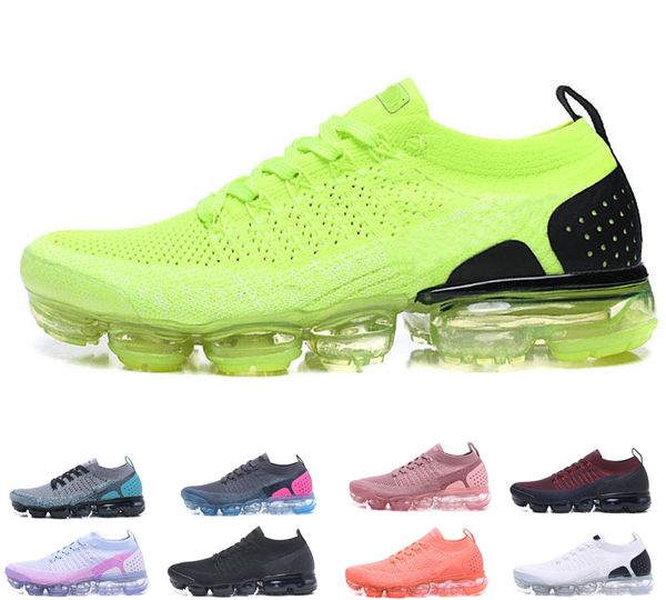 

2018 cushion 2.0 mens womens outdoor shoes sneakers fashion triple white black trainers shoes 2 walking shoes size 36-45