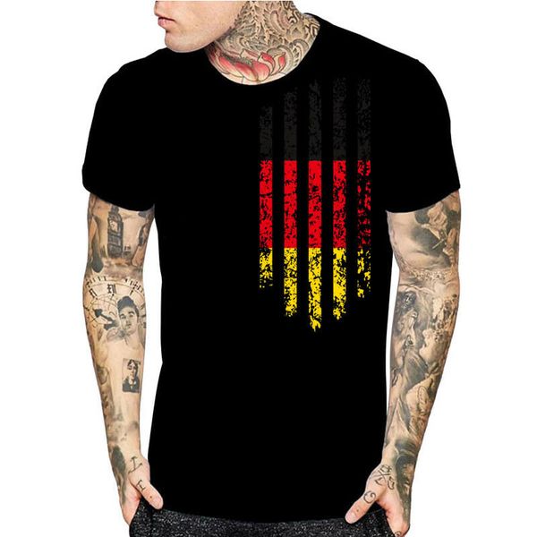 

germany vintage flag t shirt print mens women kids new graphics family tees fashion 3d t-shirt 2020 man clothes fashion