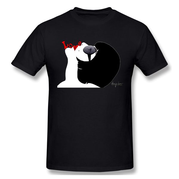 

2020 new arrival in love men's t-shirt 100% cotton san valentin 2020 crewneck t-shirt round collar