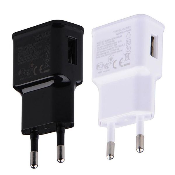 

real full 5v 2a usb wall charger travel adapter for iphone samsung eu us plug