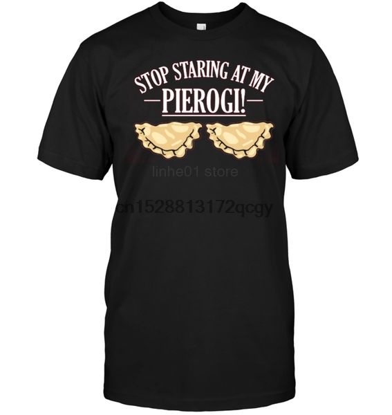 

brand sstaring at my pierogi 2019 summer men short sleeve t-shirt