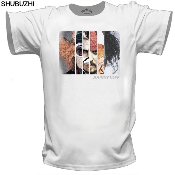 

summer new johnny depp t shirt fashion short sleeve o-neck cotton men t-shirt man boy tees euro size