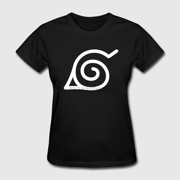 

наруто коноха листьев symbol женская мода футболка