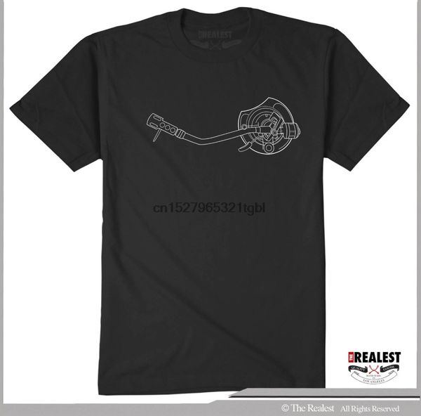 

dj tone arm t shirt различные цвета 1200 turntable music производитель new men t shirt мода