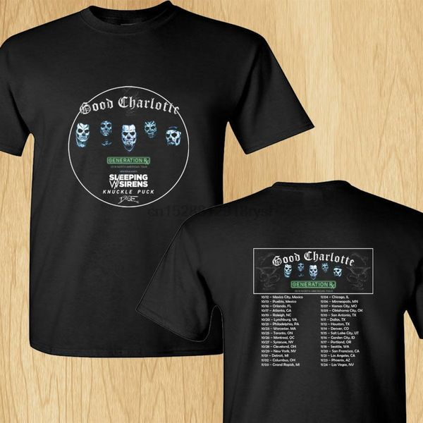 

rare items good charlotte generation rx tour dates 2018 t-shirt s-3xl