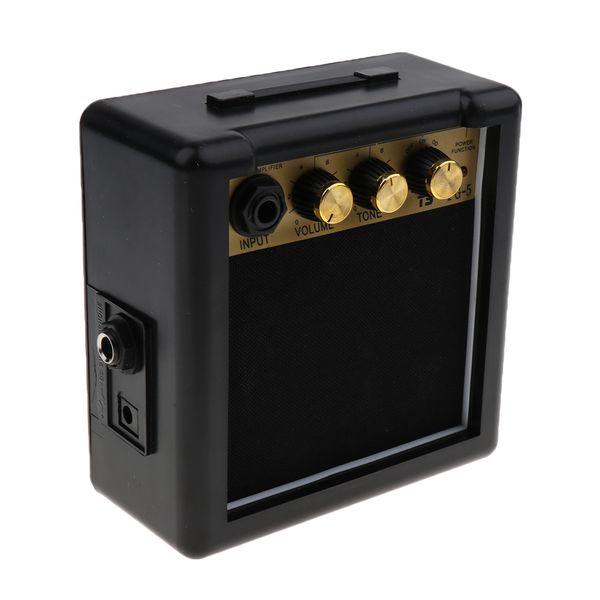 

mini portable guitar amlifier speaker parts for electric guitar practice 120x120x60mm black