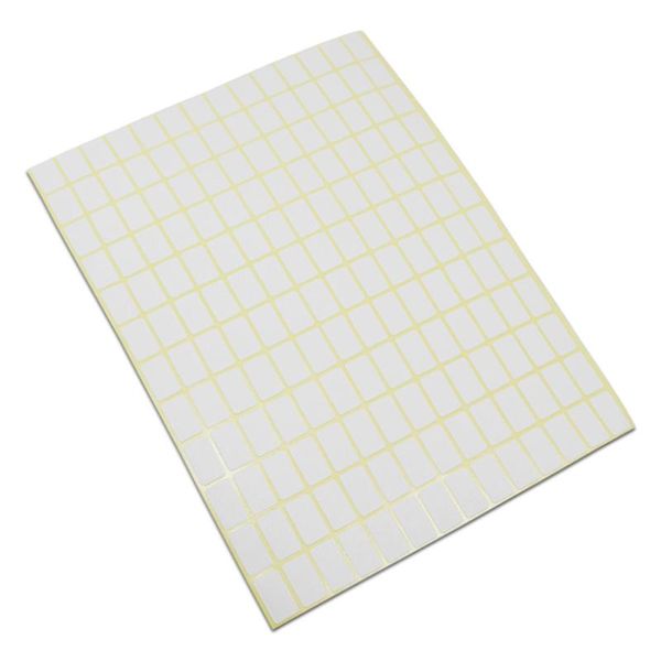 

dhl 750 sheets/lot wholesale 28 sizes square white self adhesive kraft paper sticker sundries gifts sealing label stickers