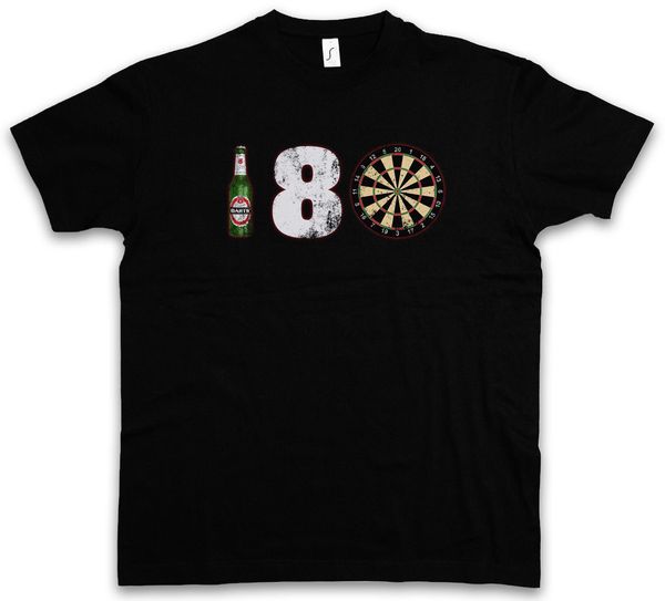 

180 darts t-shirt - dart arrows dart target zielscheibe pfeile profi shirt