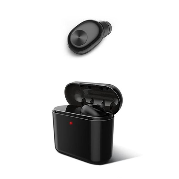 

bl1 bluetooth wireless earphone with charging box fashion invisible mini 700mah earbuds small headset 20pcs/lot