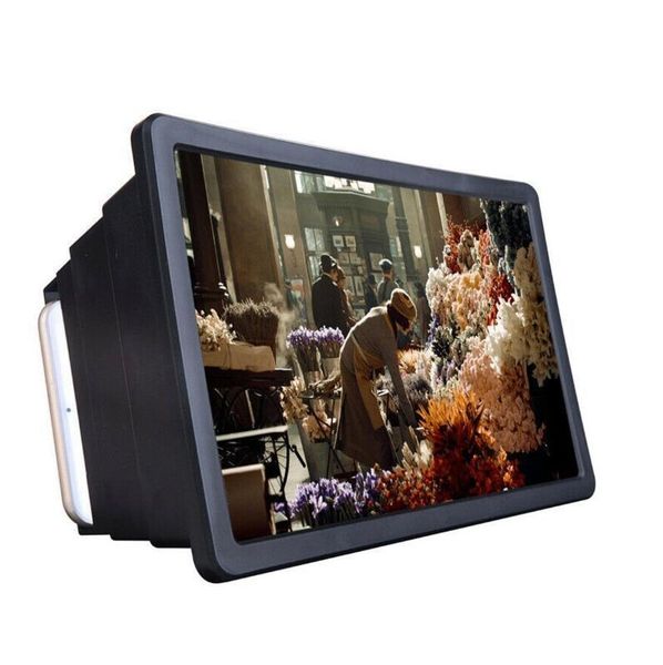 

f2 enlarged screen amplifier magnifier 3d glass vedio folding portable bracket magic box for universal mobile cell phone iphone samsung