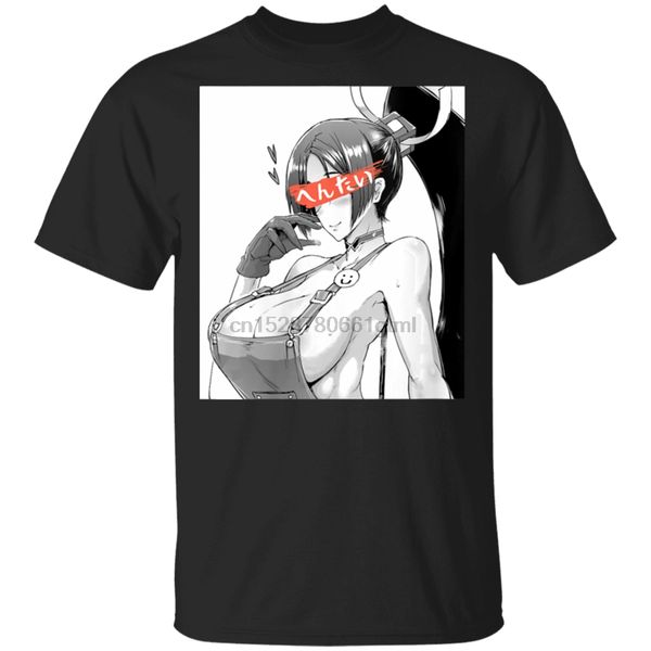 

waifu материал hentai японский письменные эччи аниме черная футболка m-xxxl забавный дизайн tee shirt