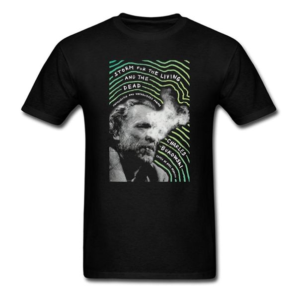 

charles bukowski t-shirt novelist author writer poetry poet philosophy size xs-3xl cotton o neck men women short sleeve tshirts