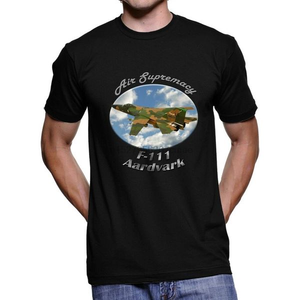 

f-111 aardvark air supremacy men`s dark t-shirt
