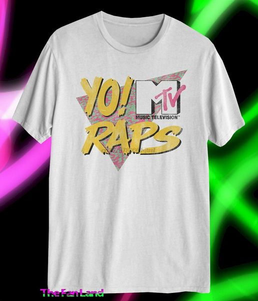 

new mtv yo mtv rap 1988 mens yo vintage classic t-shirt