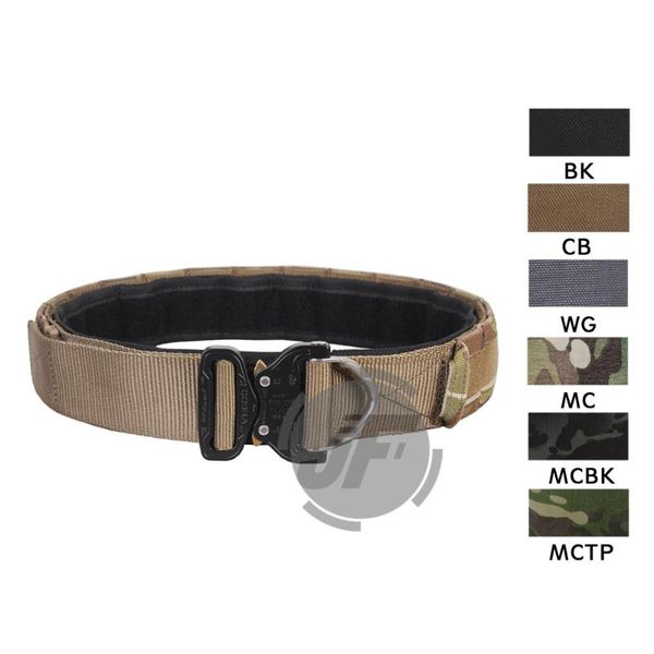 

tactical combat belt 1.75" & 2" multi functional duty inner & outer two belts rigger belt hunting black, Black;gray