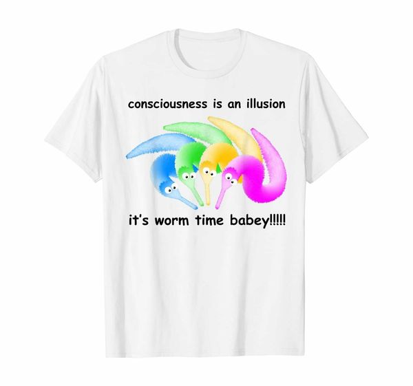 

death is inevitable magic worm on a string t shirt funny vintage gift for men