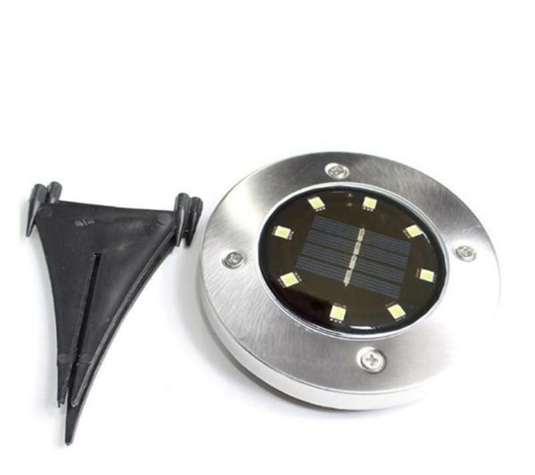 

solar powered ground light 8 led landscape lawn light ip65 waterproof outdoor lighting for path garden lawn landscape decoration lamp