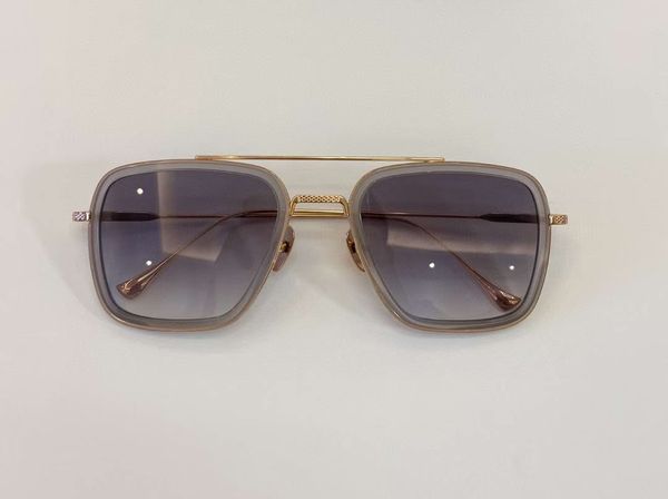 

square sunglasses gray gold frame gray gradient lens 7806 mens fashion sunglasses uv400 protection gafas de sol with box, White;black