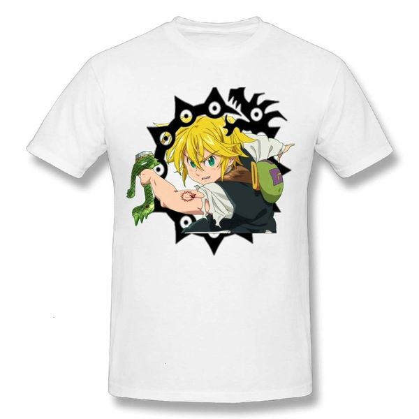

hkfz fashion male nanatsu no taizai meliodas t shirt seven deadly sins custom comfortable t-shirts wholesale
