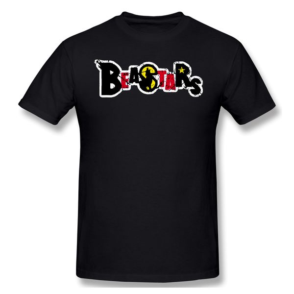 

t shirts men beastars logo t-shirt tee father day 100% cotton clothing paru itagaki anime pure cotton tees