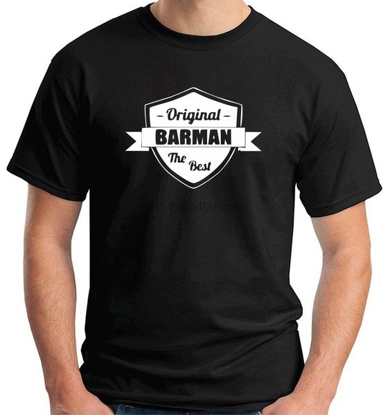 

summer 2019 short sleeve plus size t-shirt beer barman t-shirt