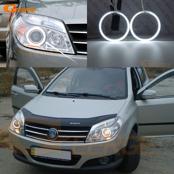 

excellent ultra bright illumination ccfl angel eyes halo ring for geely cross 2010 2011 2012 2013 2014 headlight