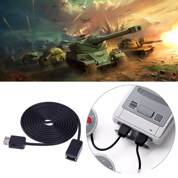 

alloyseed game accessories cables 1.8m/5.9ft extension cable for nintendo snes classic mini console for nes/wii controller