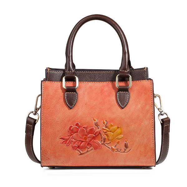 

xiyuan dimensional printing ladies handbags women genuine leather handbag vintage women large capacity shoulder bag tote bag