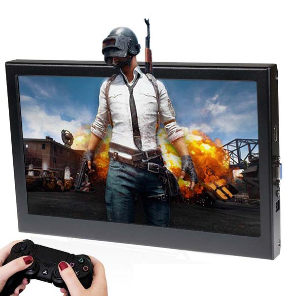 

11,6-дюймовый hd 1080p портативный монитор 1920x1080 ips широкоформатный led lcd дисплей hdmi / vga игровая приставка / raspberry pi ps3 ps4