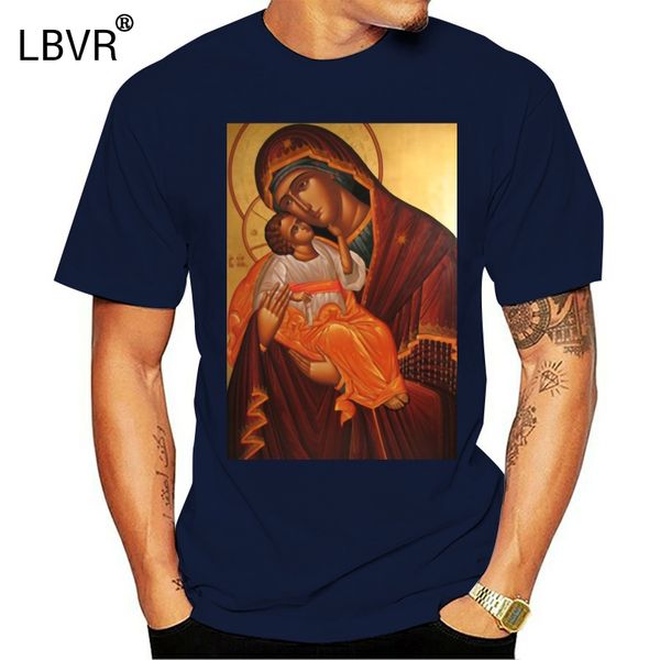 

crazy mother mary t shirt for men 100% cotton women t shirts o neck short-sleeve