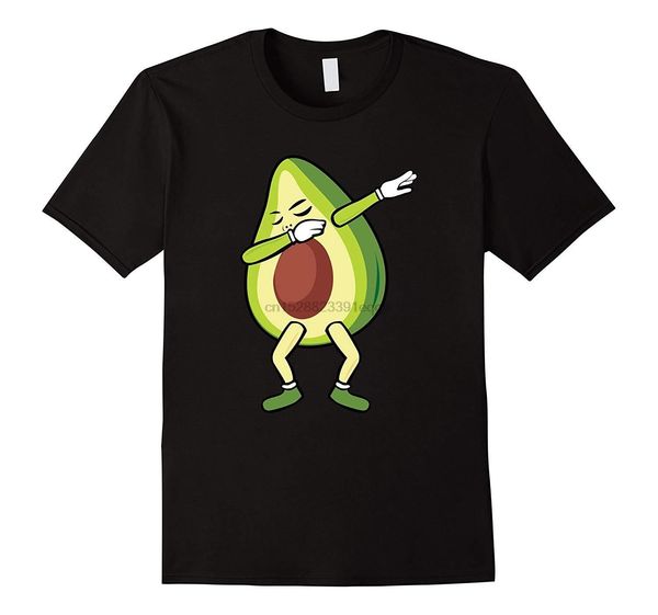 

the dabbing avocado plant green food funny black t-shirt cartoon t shirt men new fashion tshirt ing