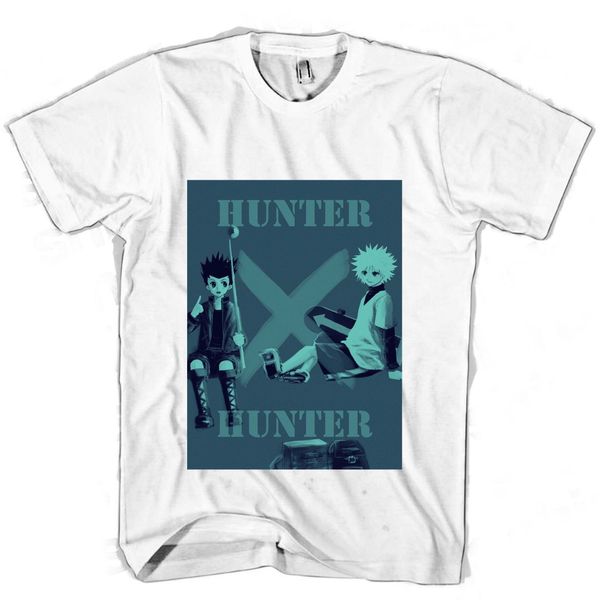 

gon killua hunter x hunter men's t shirt summer t-shirt brand fitness body building print tees short sleeve o-neck tee