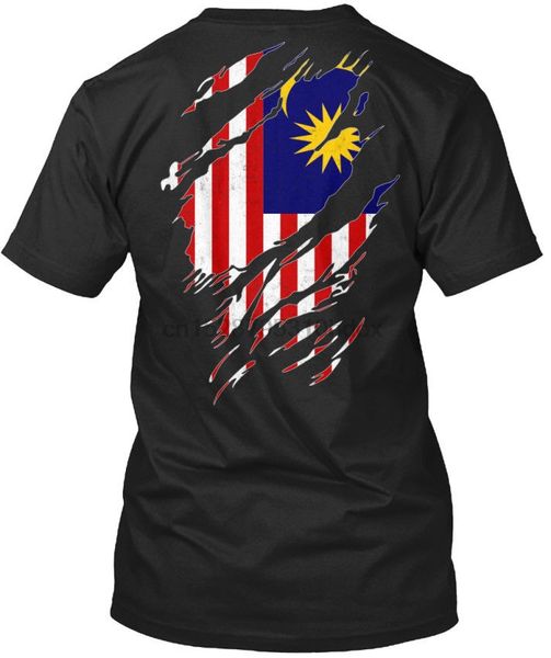 

new 2020 fashion men tees i love malaysia 338 standard silk screen t shirts