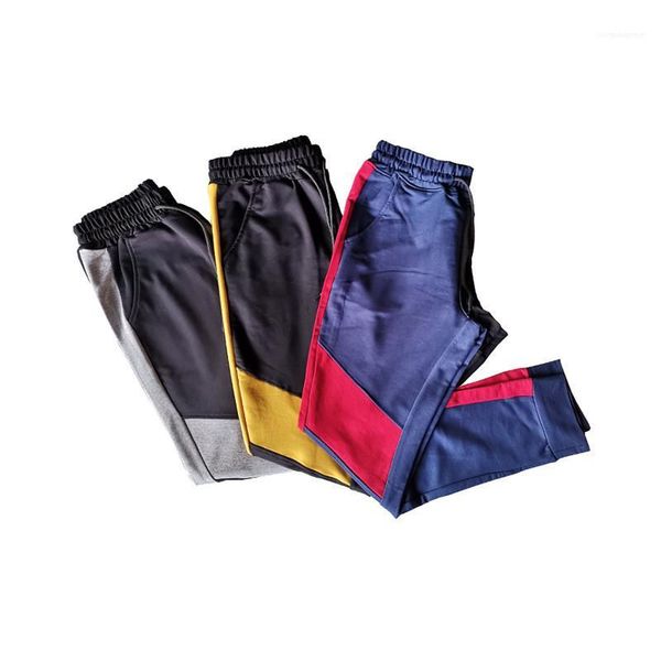 

fashion designer with pockets sport pants 2020 casual summer mens sports slim trousers slim running pants, Black