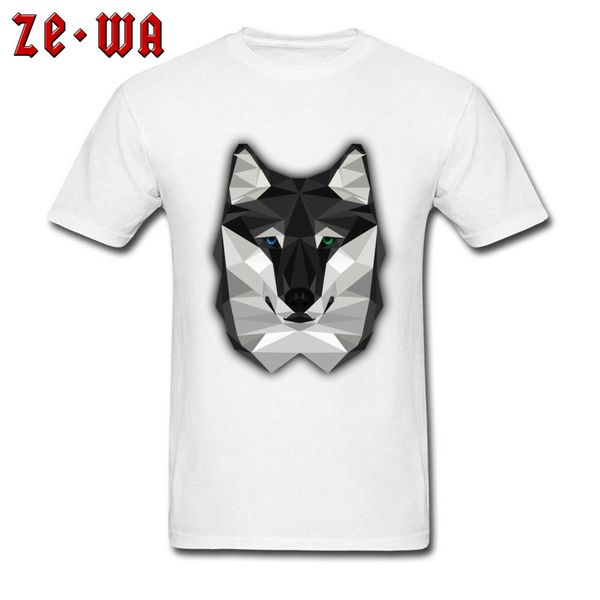 

геометрия poly wolf pattern type t shirt 2018 скидка круглый воротник 100% хлопок мужские футболки summer casual tops рубашка