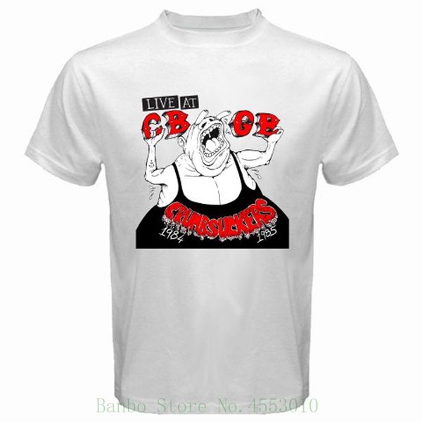 

new crumbsuckers live at cbgb 1984 - 1985 album men white t shirt size s to 3xl t shirt o-neck men