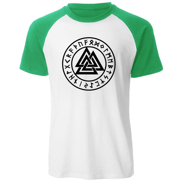 

vikings symbols print tshirt tv show viking men t-shirt 2019 summer vikings raglan t shirt 100% cotton mens short sleeve top
