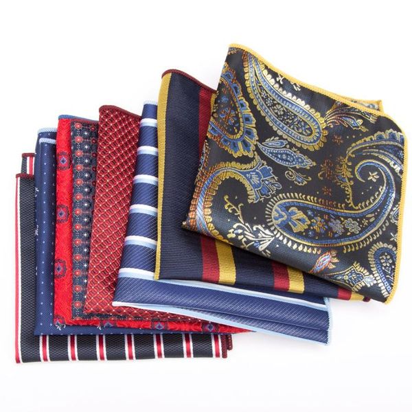 

men handkerchief bowtie party floral jacquard pocket square wedding necktie vintage hankies for pocket towel business tie, Blue;purple
