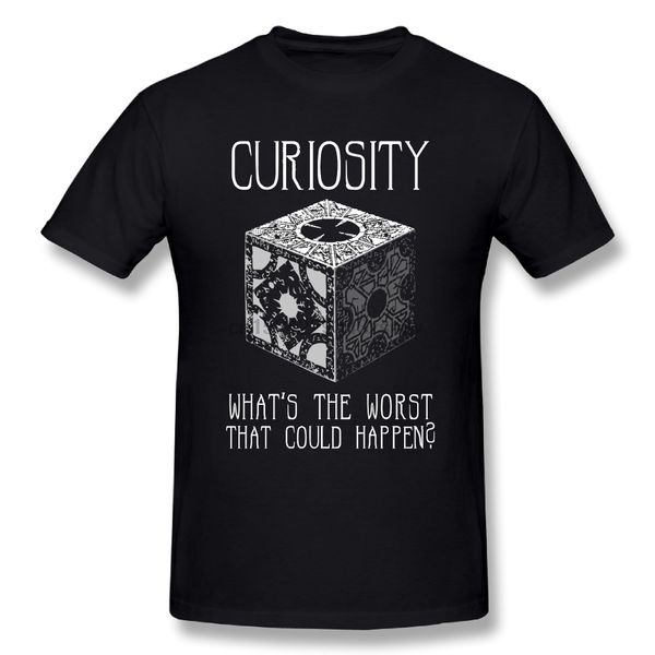 

curiosity killed hellraiser puzzle box men tee shirts short sleeve tshirts great discount men& round neck t shirts