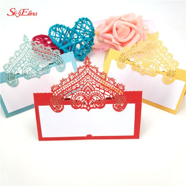 

greeting cards wedding table card laser cut party decoration favors gifts supply name place 6z 10/50/100pcs