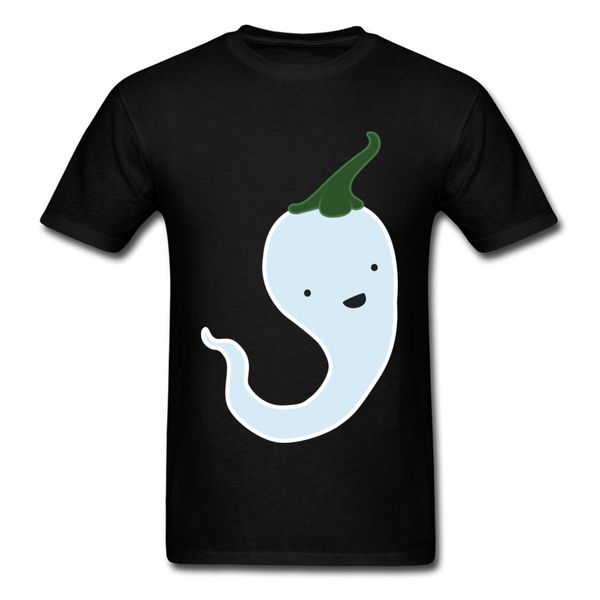 

ghost chilli design short sleeve t shirt fall o-neck 100% cotton mens t-shirts design tee-shirt funny
