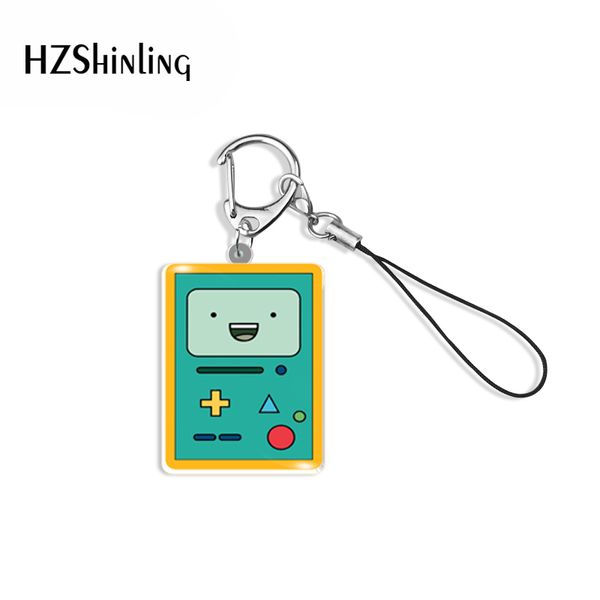 

2020 новый мобильный телефон ремни акриловый брелок игры мультфильм shrinky dinks смола эпоксидная аксессуары, Silver