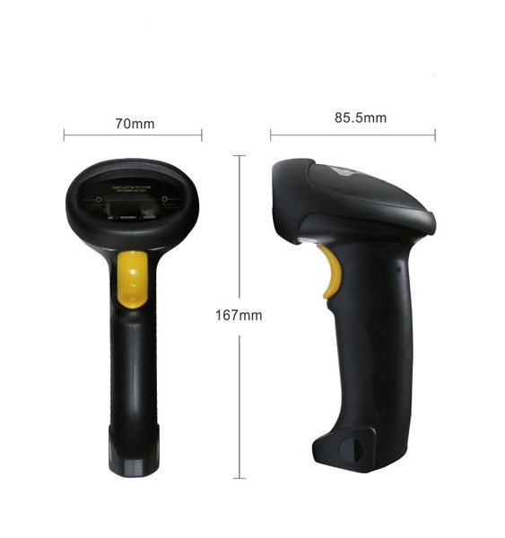 

scanners ls007 handheld 1d wireless barcode reader with usb cable and 2.4g adapter