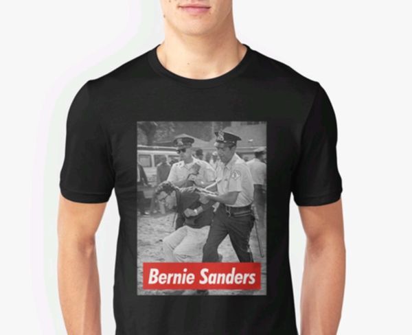 

bernie sanders arrested 1963 men's t-shirt clothing tee 2019 men hip hop fashion casual tee shirt for men shirt designer