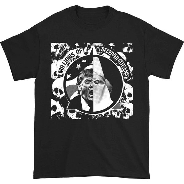 

mdc men's deceived citizens t-shirt black loose fit tee shirt