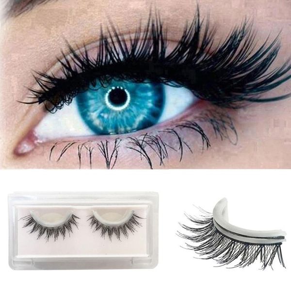 

5 pair 3d mink natural thick curling false fake eyelashes eye lashes makeup extension natural faux lashes fluffy strip eyelashes