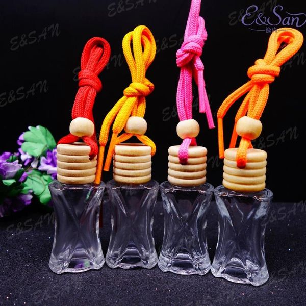 

eyebrow tools & stencils fm973-8ml transparent perfume glass bottle car pendant cosmetic 100pcs/lot