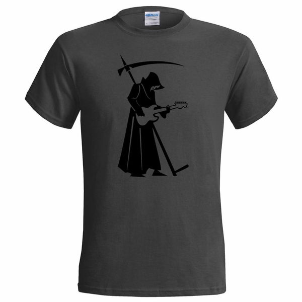 

мужчина самая лучшая продавая тенниска cool косой гитарист mens t shirt rock metal goth music heavy дар summer tee shirt